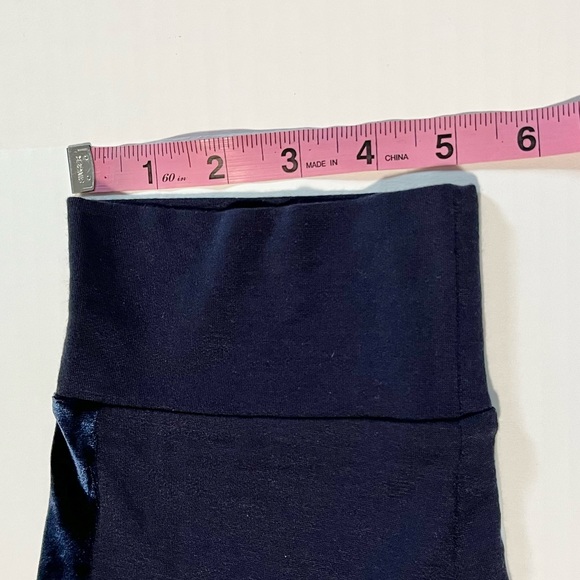 Eileen Fisher pull on  Jogger pants with  side velour stripe size PL Navy - Picture 6 of 15